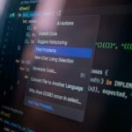 AI tools and code workflow displayed on a computer screen